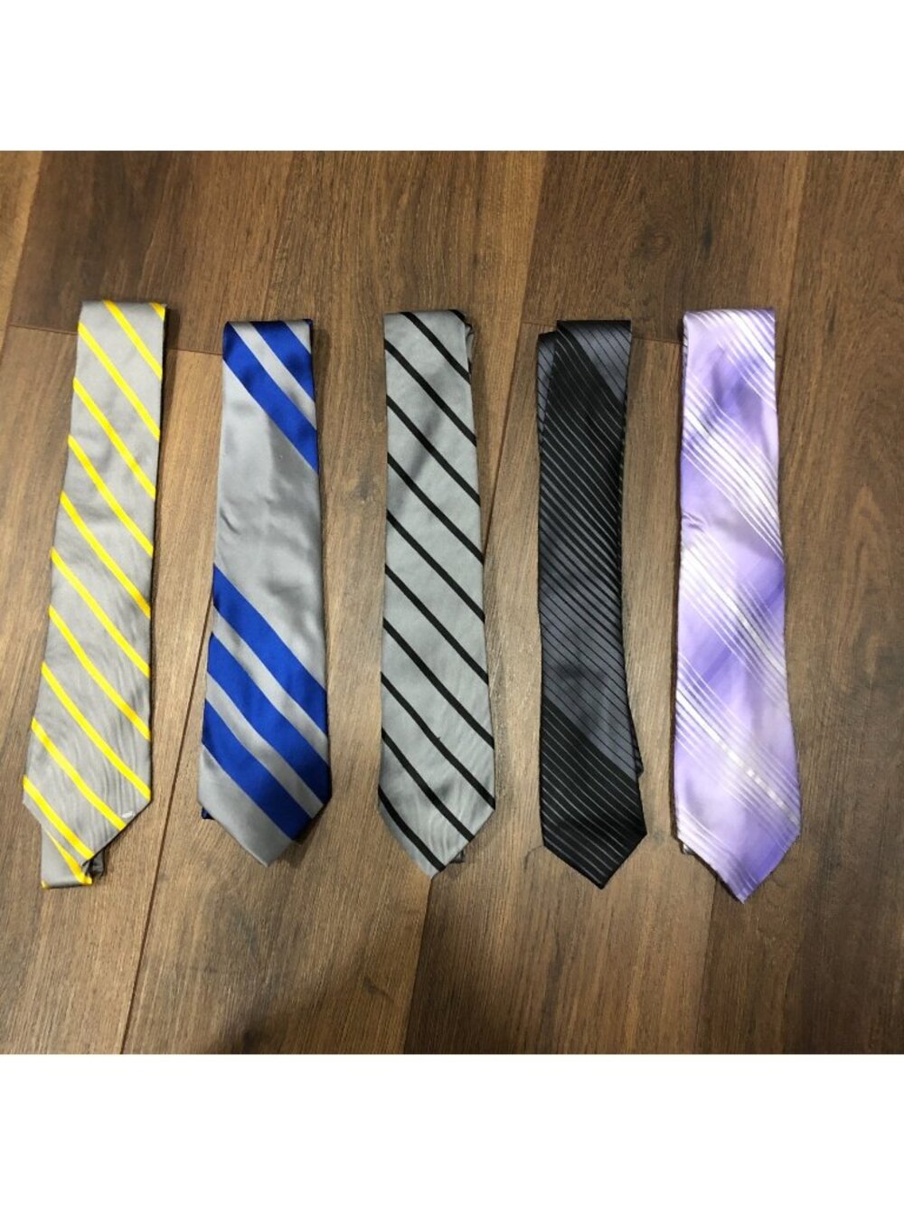 Express Design Studio Striped Men’s Neckties Work Business  100% Silk Tie